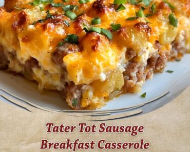 Tater Tot Sausage Breakfast Casserole ​