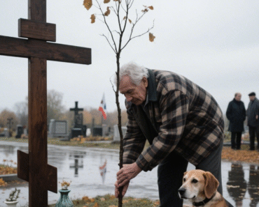 Everyone Thought This Dog Was Grieving for His Owner, Until They Saw WHAT Was Underneath Him