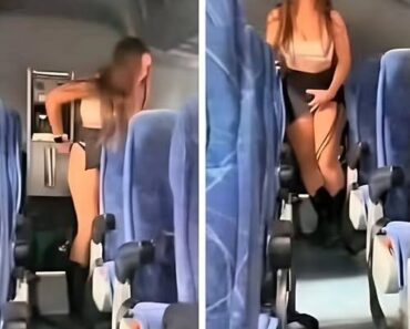 This girl was caught in mid
