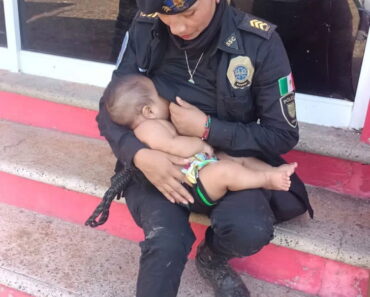 A Policewoman Breastfed a Baby Who Had Been Hungry for 2 Days After the Deadly Hurricane