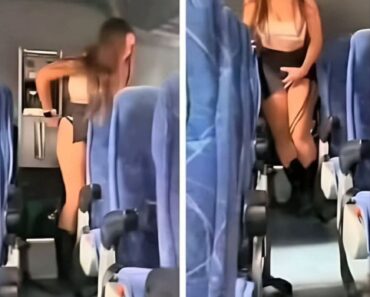 This girl was caught in mid