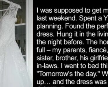 My Wedding Dress Vanished Just Hours Before the Ceremony – What Happened Next Still Haunts Me