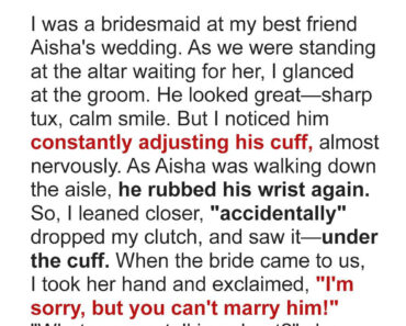 I Saw the Groom Do Something Strange — and It Changed Everything