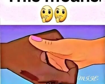 When a man scratches the palm of a woman’s hand, it means… See more (In the first comment) When a man scratches the palm of a woman’s hand, it means… See more (In the first comment)