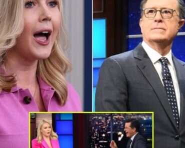 “You asked for a platform. He gave you a goodbye.” Karoline Leavitt marched onto The Late Show with a smirk, a rehearsed script, and full confidence she’d steal the spotlight. But Stephen Colbert didn’t hand her airtime. He handed her a mirror. And then, with one razor-sharp line, he didn’t just end the conversation — he ended the performance. She came seeking a headline. She left with something colder: A silence so deafening, so precise, it cut through the studio like a blad… See more