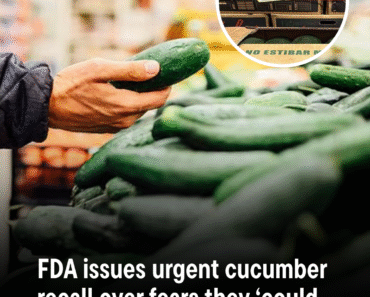 FDA issues urgent cucumber recall over fears they ‘could cause de@th’ following tests