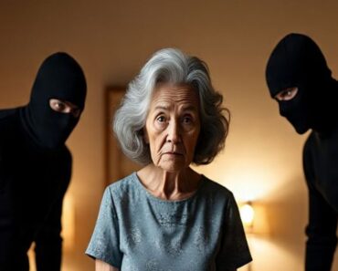 Two burglars entered the house of a 91-year