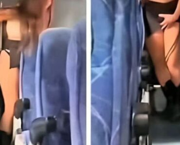 This girl was caught in mid