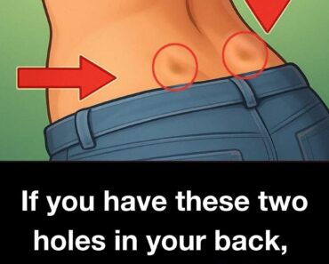 If you have these two holes in your back, it means…See more