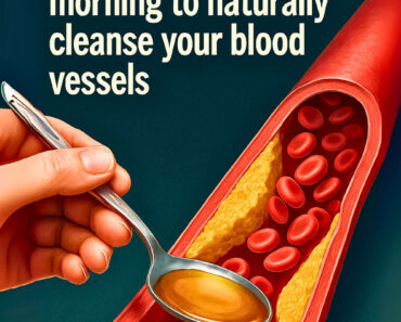 1 tablespoon every morning to naturally cleanse your blood vessels