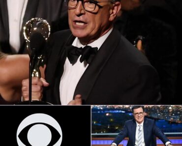 “Canceled… Then Crowned.” — Stephen Colbert’s Late Show Wins Emmy After CBS Axes It, Exposing the Network’s Biggest Lie. “The Late Show With Stephen Colbert,” which had been canceled by CBS over the summer, has for the first time won the Emmy for Outstanding Talk Series. This is not merely public recognition but clear proof that CBS’s claim of canceling The Late Show due to low ratings was false — igniting a battle to uncover the truth behind the decision… WATCH MORE BELOW “Canceled… Then Crowned.” — Stephen Colbert’s Late Show Wins Emmy After CBS Axes It, Exposing the Network’s Biggest Lie. “The Late Show With Stephen Colbert,” which had been canceled by CBS over the summer, has for the first time won the Emmy for Outstanding Talk Series. This is not merely public recognition but clear proof that CBS’s claim of canceling The Late Show due to low ratings was false — igniting a battle to uncover the truth behind the decision… WATCH MORE BELOW