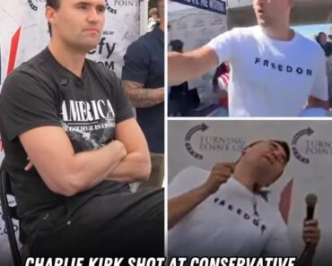 Charlie Kirk sho.t in the neck during Utah