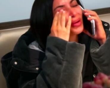 Kim Kardashian cries as she reve