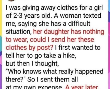 The Clothes I Gave Away Came Back Wi