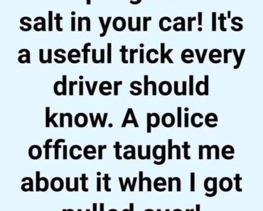 Put a Glass of Salt in Your Car