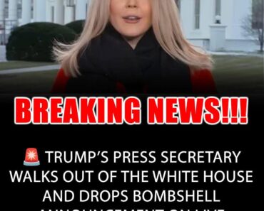 Trump’s Press Secretary Leaves White