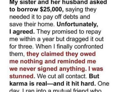 My Sister and Her Husband Vanished After Borrowing a Fortune, Karma Caught Up