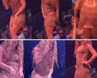 The moment Shakira leaves the stage