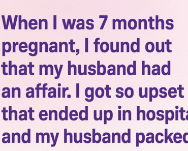I found out my husband was cheating when I was seven months pregnant — the sh0ck sent me to the hospital, and he walked out to be with his mistress. I found out my husband was cheating when I was seven months pregnant — the sh0ck sent me to the hospital, and he walked out to be with his mistress.