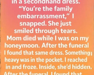 I Was Ashamed of the Dress My Mom Wore — What I Found After Her Funeral Broke Me I Was Ashamed of the Dress My Mom Wore — What I Found After Her Funeral Broke Me