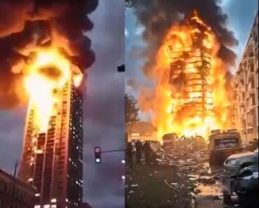 A few hours ago a big fire broke out in M